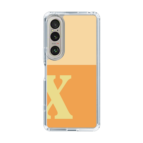 Slim Protection Case［ Original - initial two tone - X orange ］