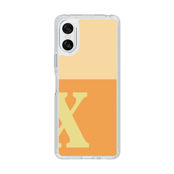 Slim Protection Case［ Original - initial two tone - X orange ］