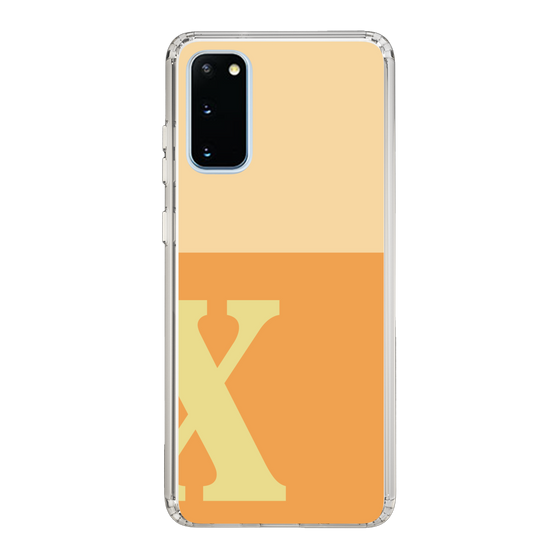 Slim Protection Case［ Original - initial two tone - X orange ］