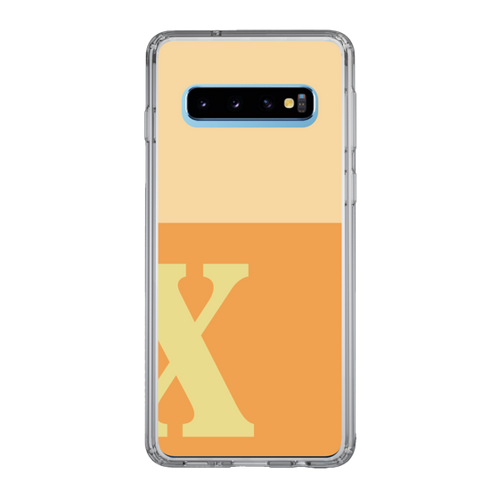 Slim Protection Case［ Original - initial two tone - X orange ］