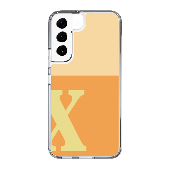 Slim Protection Case［ Original - initial two tone - X orange ］