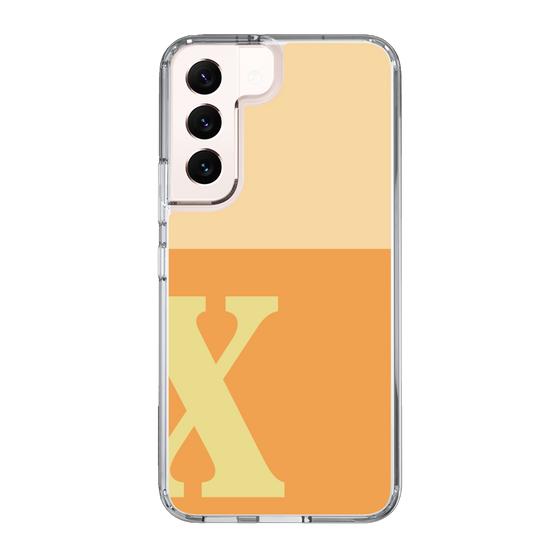 Slim Protection Case［ Original - initial two tone - X orange ］