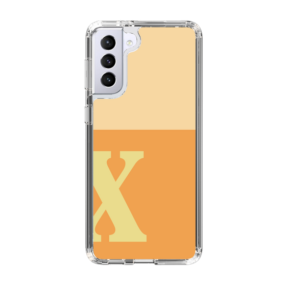 Slim Protection Case［ Original - initial two tone - X orange ］