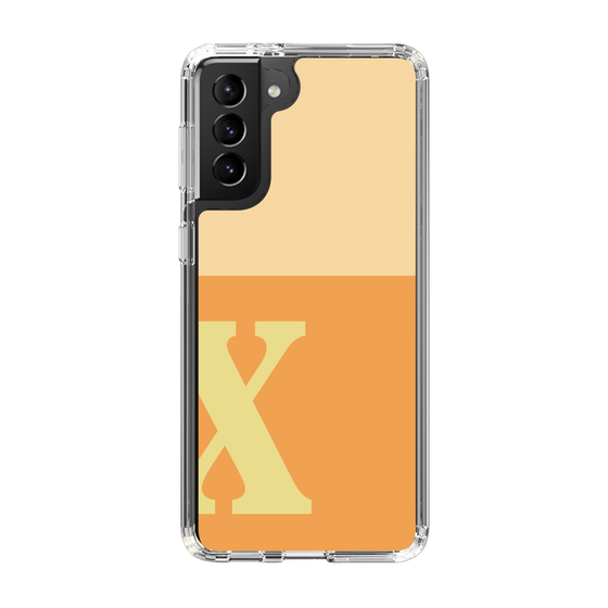 Slim Protection Case［ Original - initial two tone - X orange ］