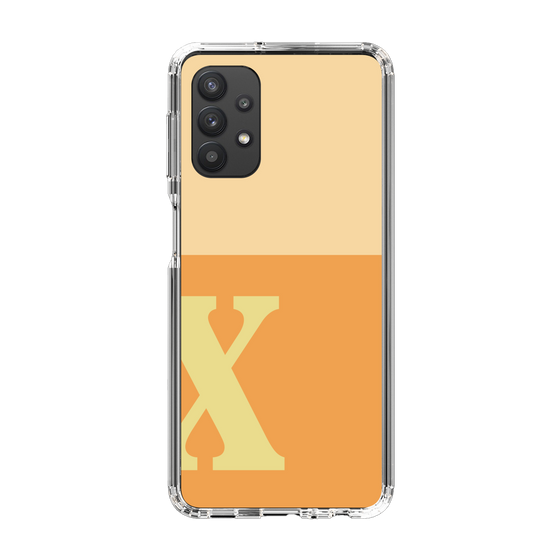 Slim Protection Case［ Original - initial two tone - X orange ］