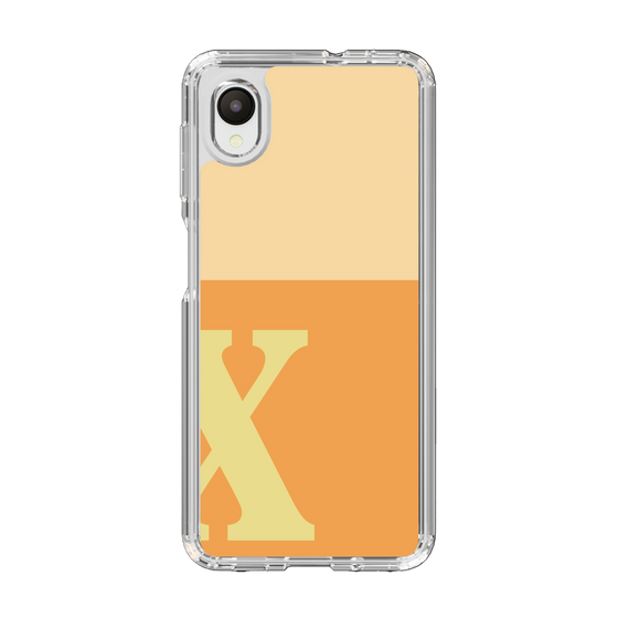 Slim Protection Case［ Original - initial two tone - X orange ］