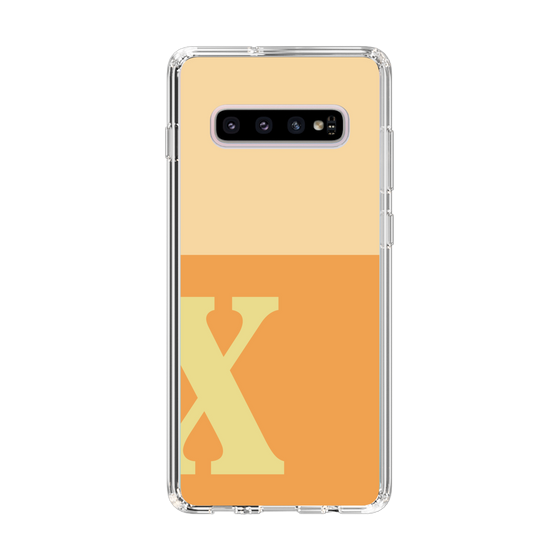Slim Protection Case［ Original - initial two tone - X orange ］