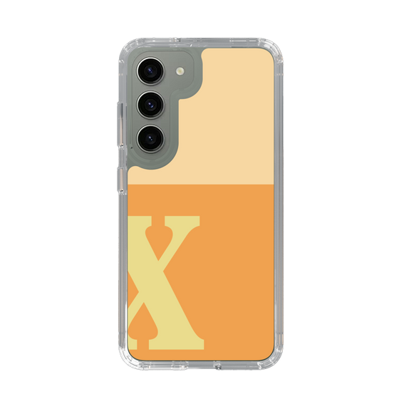 Slim Protection Case［ Original - initial two tone - X orange ］