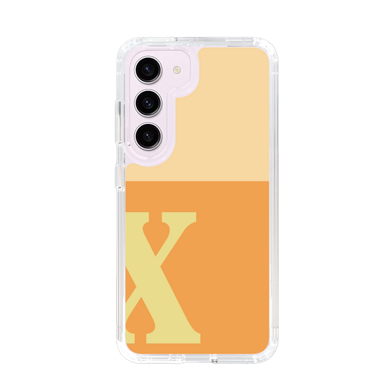 Slim Protection Case［ Original - initial two tone - X orange ］