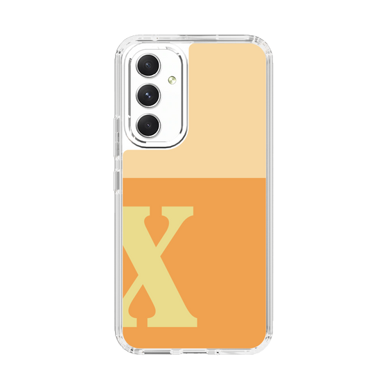 Slim Protection Case［ Original - initial two tone - X orange ］