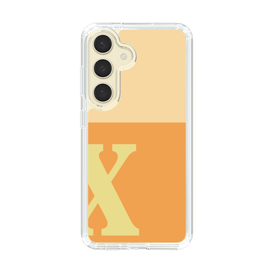 Slim Protection Case［ Original - initial two tone - X orange ］