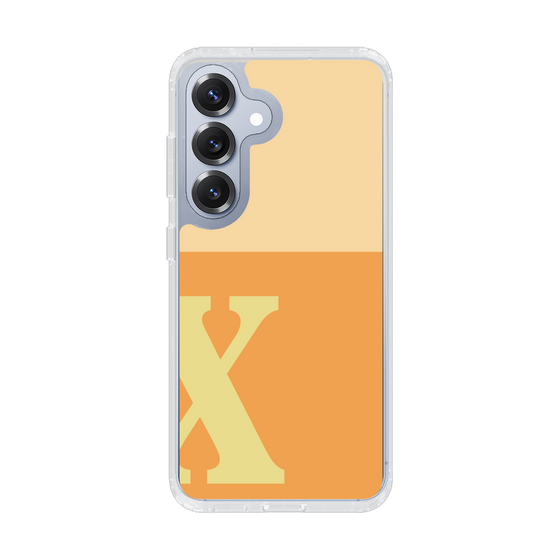 Slim Protection Case［ Original - initial two tone - X orange ］