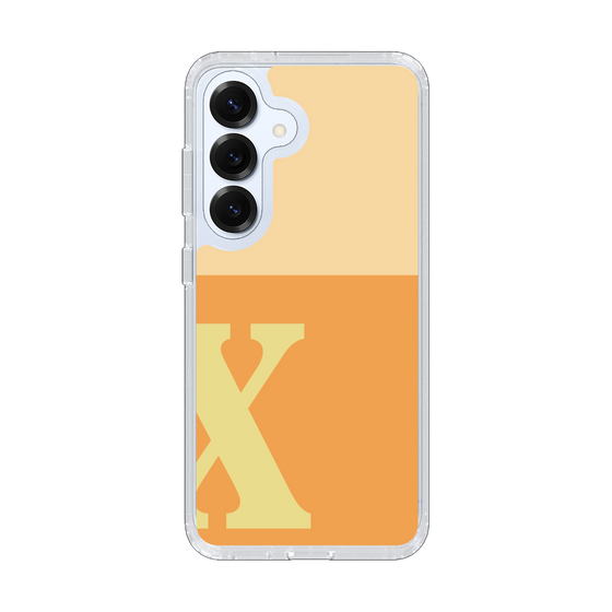 Slim Protection Case［ Original - initial two tone - X orange ］