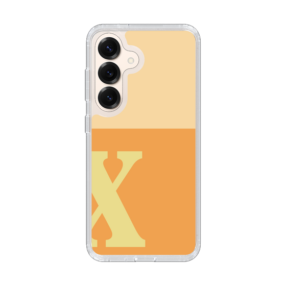 Slim Protection Case［ Original - initial two tone - X orange ］