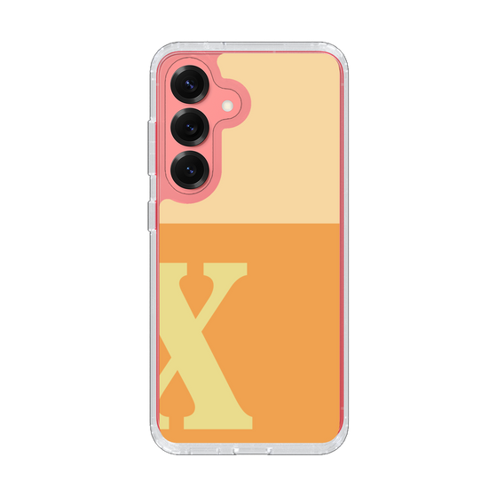 Slim Protection Case［ Original - initial two tone - X orange ］