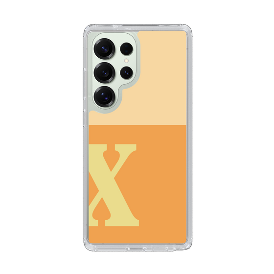 Slim Protection Case［ Original - initial two tone - X orange ］