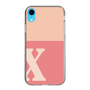 Slim Protection Case［ Original - initial two tone - X pink ］