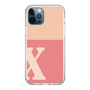 Slim Protection Case［ Original - initial two tone - X pink ］