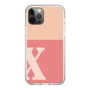 Slim Protection Case［ Original - initial two tone - X pink ］