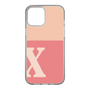Slim Protection Case［ Original - initial two tone - X pink ］