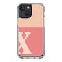 Slim Protection Case［ Original - initial two tone - X pink ］