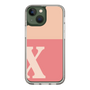 Slim Protection Case［ Original - initial two tone - X pink ］