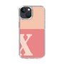 Slim Protection Case［ Original - initial two tone - X pink ］