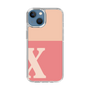Slim Protection Case［ Original - initial two tone - X pink ］