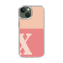 Slim Protection Case［ Original - initial two tone - X pink ］