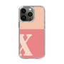 Slim Protection Case［ Original - initial two tone - X pink ］