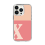 Slim Protection Case［ Original - initial two tone - X pink ］