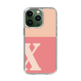 Slim Protection Case［ Original - initial two tone - X pink ］