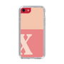 Slim Protection Case［ Original - initial two tone - X pink ］