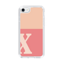 Slim Protection Case［ Original - initial two tone - X pink ］
