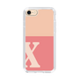 Slim Protection Case［ Original - initial two tone - X pink ］