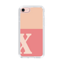Slim Protection Case［ Original - initial two tone - X pink ］