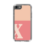 Slim Protection Case［ Original - initial two tone - X pink ］