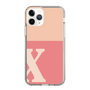 Slim Protection Case［ Original - initial two tone - X pink ］