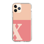 Slim Protection Case［ Original - initial two tone - X pink ］