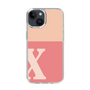 Slim Protection Case［ Original - initial two tone - X pink ］