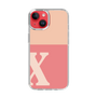 Slim Protection Case［ Original - initial two tone - X pink ］