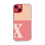 Slim Protection Case［ Original - initial two tone - X pink ］