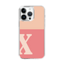 Slim Protection Case［ Original - initial two tone - X pink ］