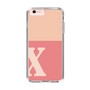 Slim Protection Case［ Original - initial two tone - X pink ］