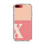 Slim Protection Case［ Original - initial two tone - X pink ］