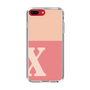 Slim Protection Case［ Original - initial two tone - X pink ］