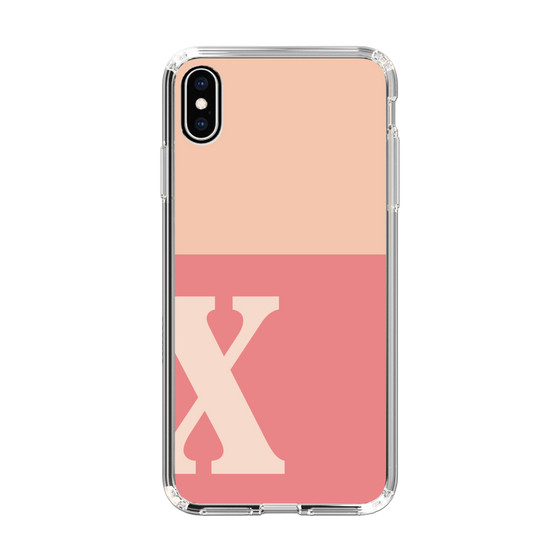 Slim Protection Case［ Original - initial two tone - X pink ］