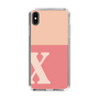 Slim Protection Case［ Original - initial two tone - X pink ］