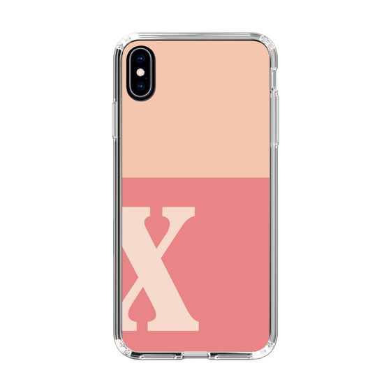 Slim Protection Case［ Original - initial two tone - X pink ］