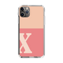 Slim Protection Case［ Original - initial two tone - X pink ］